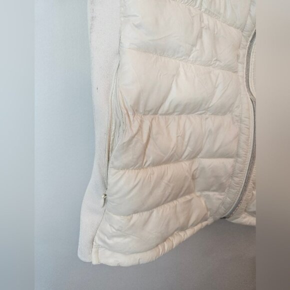 COPY - Gap Puffer Vest. Cream. Size M - Picture 4 of 11